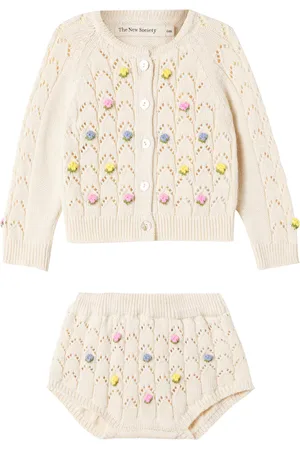 The New Society Baby - Cardigan e culottes Canea in cotone