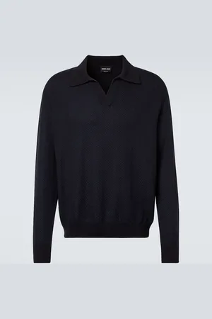 Giorgio Armani Polo in misto lana