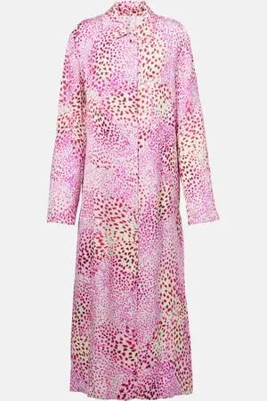 DRIES VAN NOTEN Cappotto in jacquard con stampa