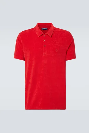 Vilebrequin Polo in spugna di misto cotone