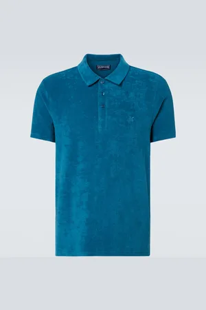 Vilebrequin Polo in spugna di misto cotone