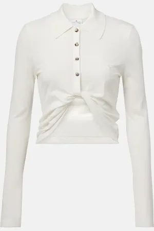 Courrèges Courrèges Camicia cropped in cotone