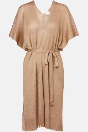 Max Mara Copricostume Donnola con frange