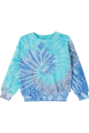 Molo Felpa Memphis in jersey di cotone tie-dye