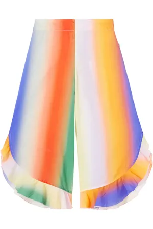 Molo Pantaloni Aretha in cotone a righe