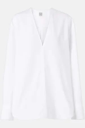 Totême Blusa in popeline di cotone