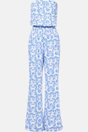 Melissa Odabash Jumpsuit a fascia Naomi in cotone