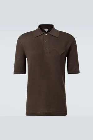 Bottega Veneta Polo in lino e cotone