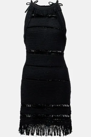 Marant Etoile Abito corto Araliage in macramé