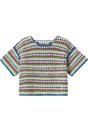 The New Society Top in crochet di cotone