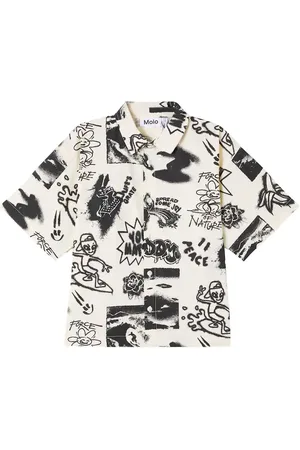 Molo Camicia Richie in cotone con stampa
