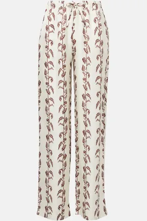ASCENO Pantaloni a gamba larga Aurelia in twill
