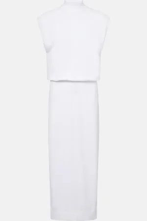 Alaïa Alaïa Abito midi Column in cotone
