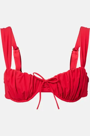 FAITHFULL THE BRAND Top bikini Dinard con ruches