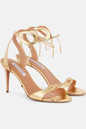Aquazzura Sandali Tessa 85 in pelle stampata