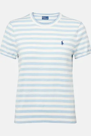 Ralph Lauren T-shirt in misto cotone a coste