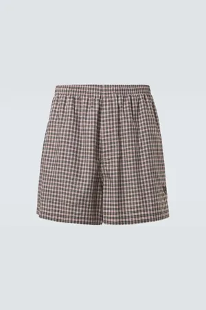Balenciaga Shorts in cotone a quadri