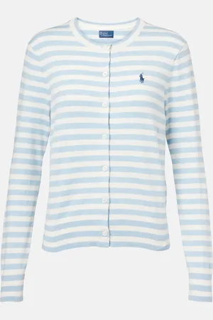 Ralph Lauren Cardigan in misto cotone a righe