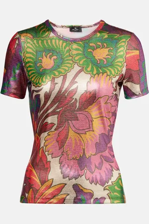 Etro T-shirt con stampa floreale