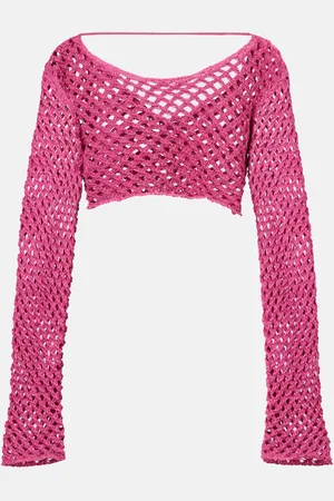 Bananhot Top cropped Magen in crochet