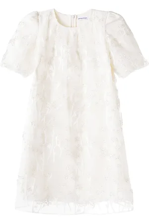 Self-Portrait Abito in tulle con perline