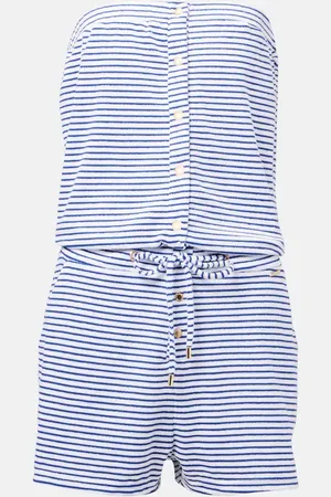Melissa Odabash Jumpsuit corta Venus in misto cotone