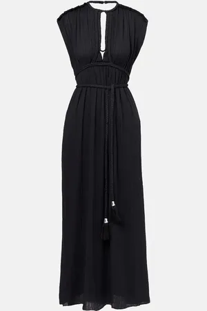 Isabel Marant Abito lungo Joya in cotone con cut-out