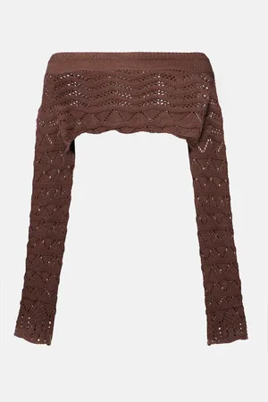 Bananhot Top cropped Helena in crochet