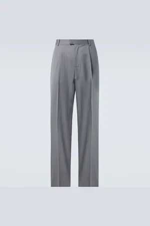 Bottega Veneta Pantaloni a gamba larga in lana