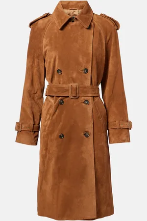 NILI LOTAN Trench Renea in suede