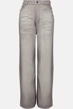 Acne Studios Pantaloni a gamba larga in cotone