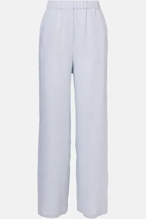 Loro Piana Pantaloni a gamba larga Valerio in lino