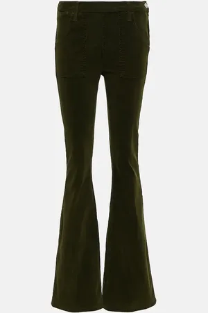 Frame Pantaloni flared Le Slim Palazzo in velluto a coste