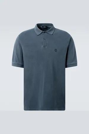 HERNO Polo in cotone piqué con logo