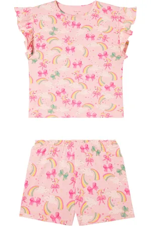 Konges Sløjd Konges Sløjd Top e shorts Lin Frill in cotone