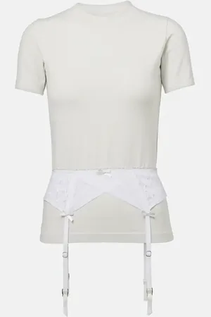 Balenciaga T-shirt Lingerie in misto cotone
