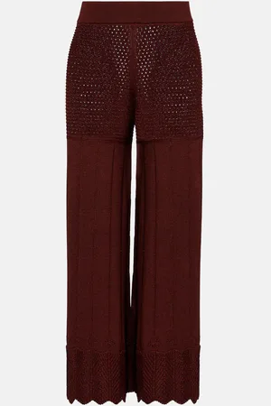 ERES Pantaloni a gamba larga Récit in maglia