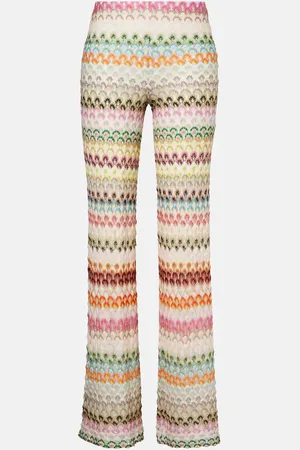 Missoni Pantaloni a gamba larga in crochet