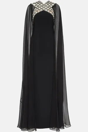 Jenny Packham Abito lungo Natalie con cristalli