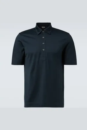 Ermenegildo Zegna Polo in cotone e seta