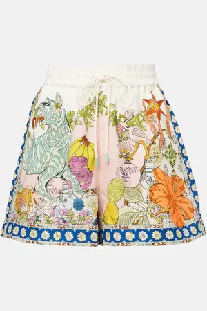 ALÉMAIS Alémais Shorts a vita alta Hazel con stampa