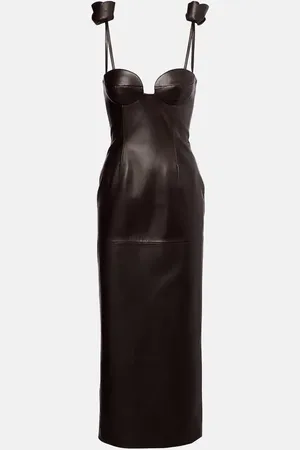 MAGDA BUTRYM Abito bustier in pelle