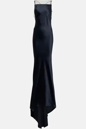 Maison Margiela Abito lungo in raso