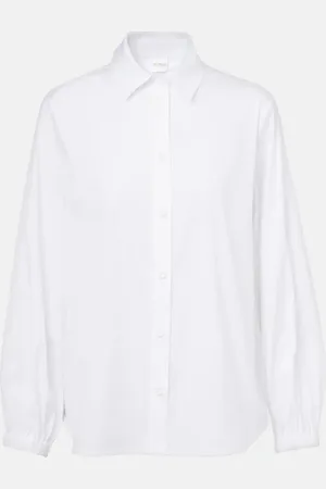 Max Mara Camicia Panda in popeline di misto cotone
