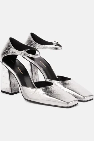 Proenza Schouler Pumps Quad in pelle metallizzata