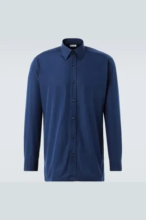 Charvet Camicia in popeline di cotone