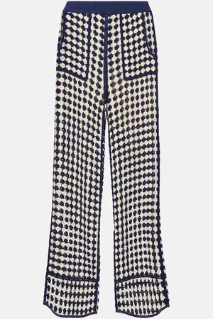 Farm Rio Pantaloni a gamba larga in crochet