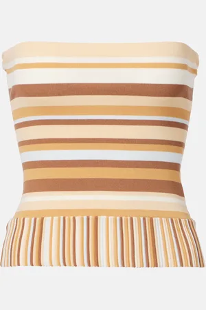 FAITHFULL THE BRAND Top a fascia Citara in misto cotone
