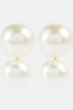 Jennifer Behr Orecchini Gretel con perle