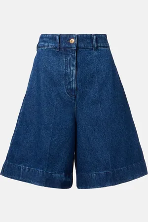 Patou Shorts di jeans a vita alta